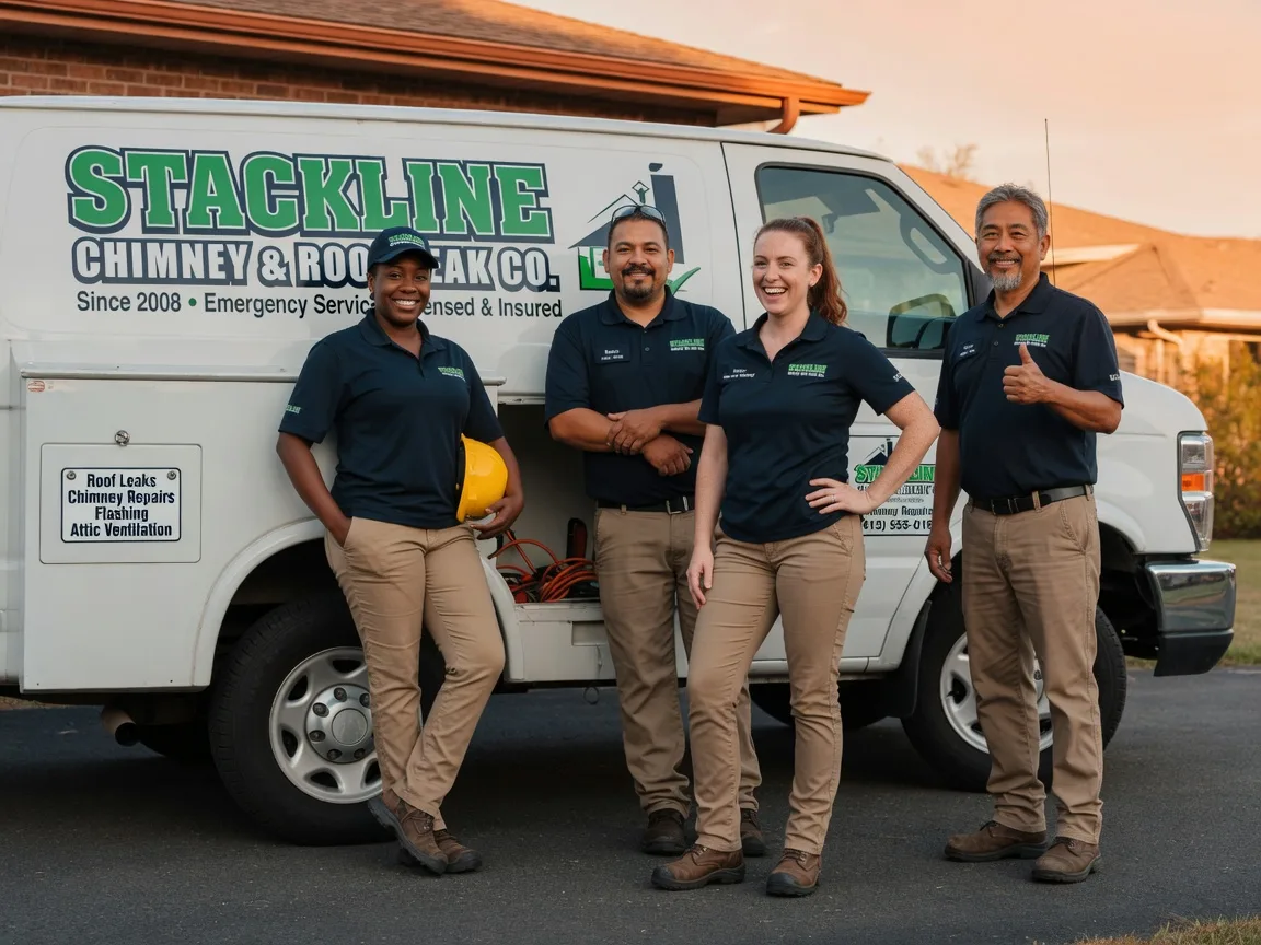 Chimney flashing repair company in Rose City, MI